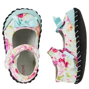 Pediped Originals Louisa Blue Floral - NEW